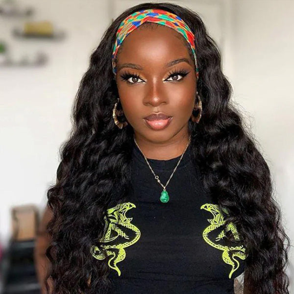 Easy Wear Loose Wave Headband Wig Protective Style For Effortless Bouncy Waves