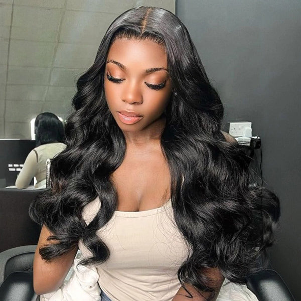 Loose Wave Wear Go Glueless Wig Seamless Blend Pre-cut 7x5 HD Lace
