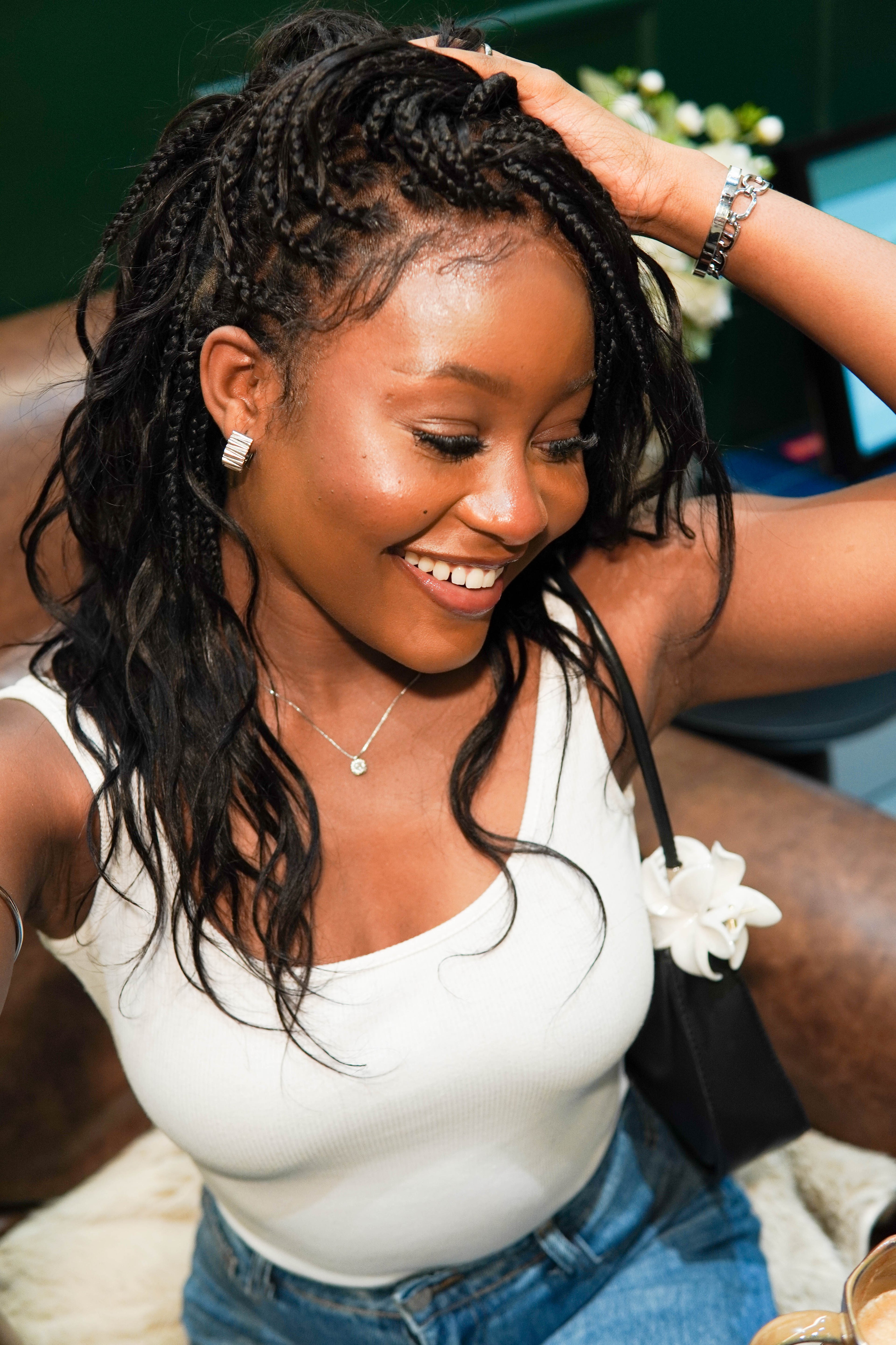 Michelle - Bora Bora Human Hair Body Wave Pre Bleached HD Full Lace Boho Box Braided Wig