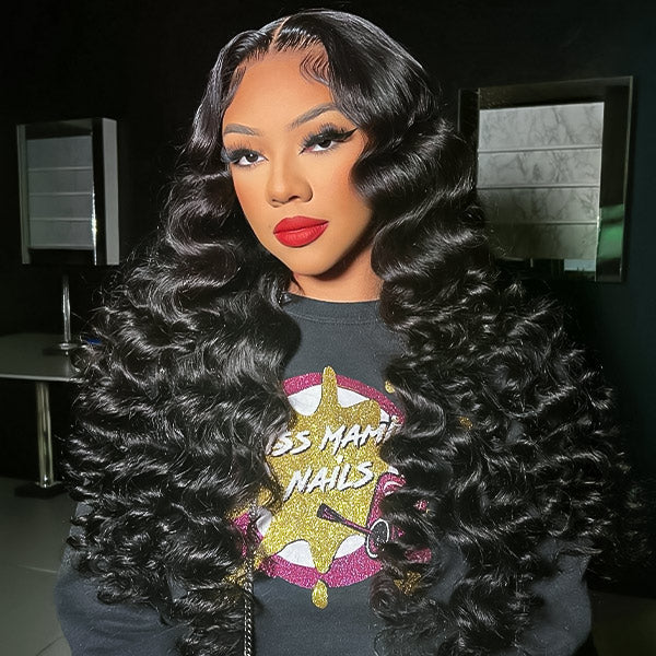 Loose Deep Wear Go Wig Pre-Cut 9x6 T Part Lace Wig Easy Install Glueless Wig