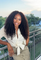 Lulu - Bora Bora Pre Bleached HD Full Lace Human Hair Curly Wave Boho Box Braided Wig