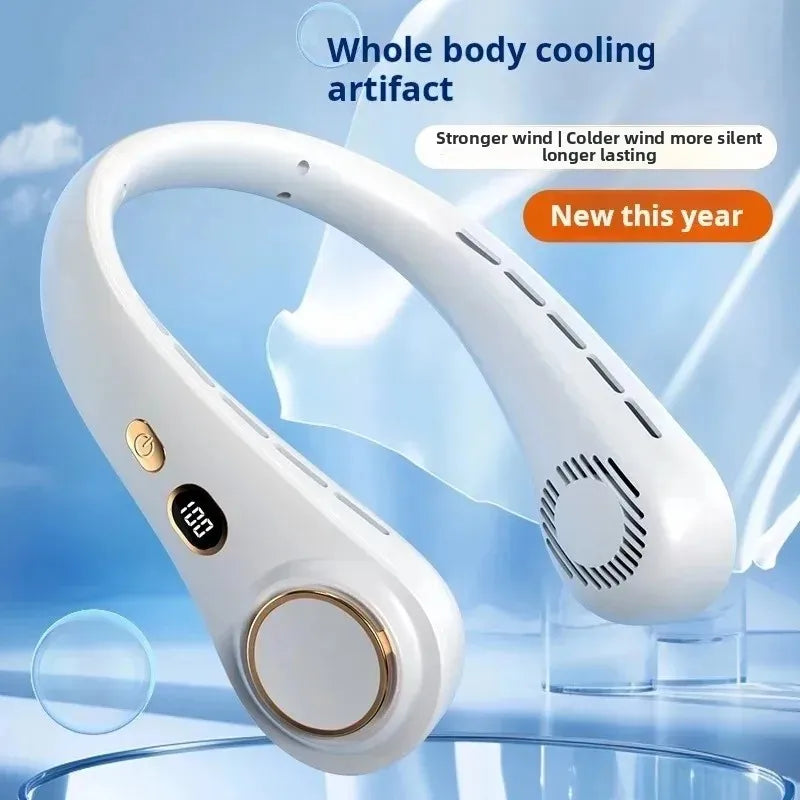 H9 Portable Neck Fan – Hands-Free Personal Cooling, Compact, Travel & Home