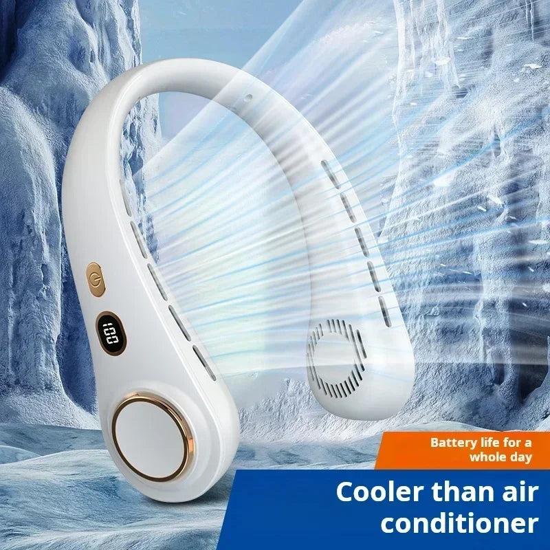 H9 Portable Neck Fan – Hands-Free Personal Cooling, Compact, Travel & Home
