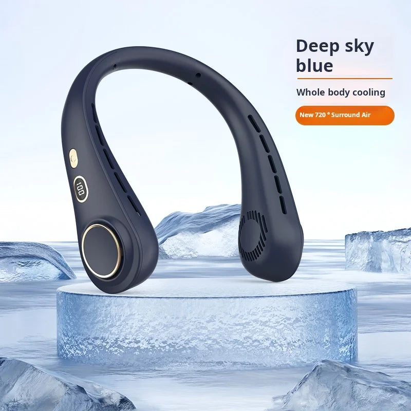 H9 Portable Neck Fan – Hands-Free Personal Cooling, Compact, Travel & Home