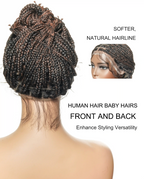 12" Knotless HD Full Lace Bob Box Braided Wig