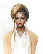 Kiki - 24" HD Full Lace Lightweight Human Hair Curls Boho Box Braided Wig