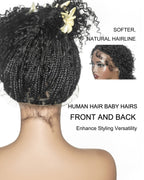 Lulu - Bora Bora Pre Bleached HD Full Lace Human Hair Curly Wave Boho Box Braided Wig