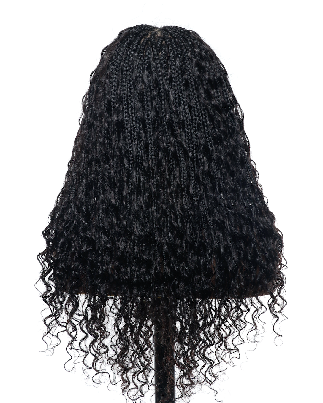 Kiki - 24" HD Full Lace Lightweight Human Hair Curls Boho Box Braided Wig