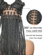 HD Full Lace Knotless Box Braided Wig