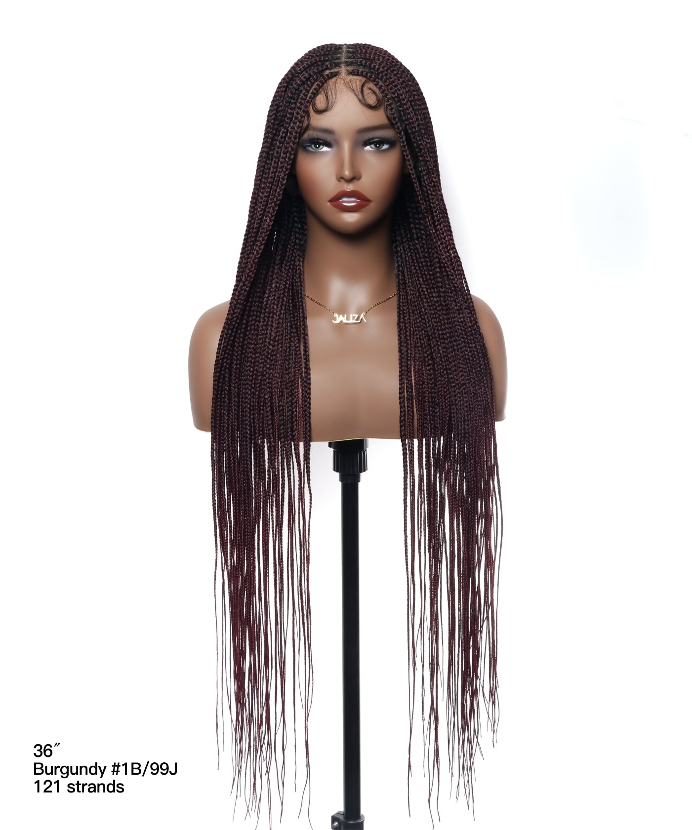 HD Full Lace Knotless Box Braided Wig