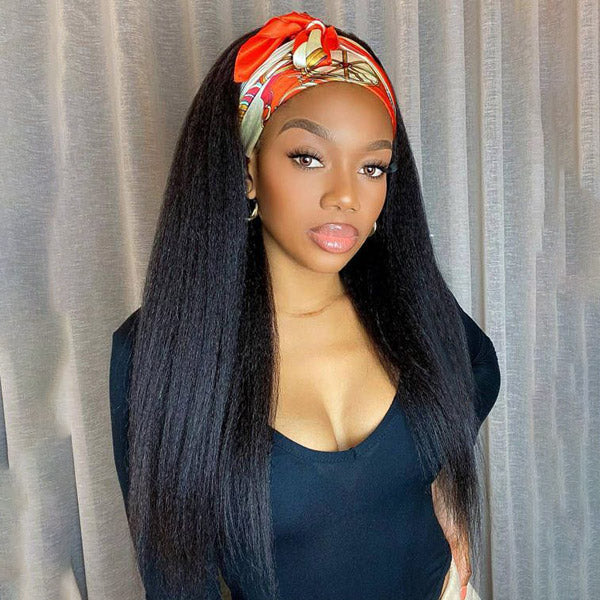 Yaki Straight Headband Wig Beginner Friendly Wig For Easy Everyday Styling