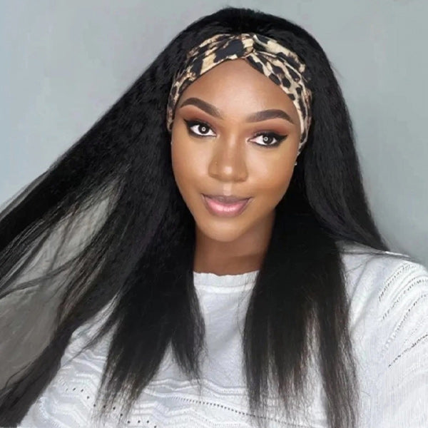 Yaki Straight Headband Wig Beginner Friendly Wig For Easy Everyday Styling