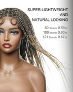 HD Full Lace Knotless Box Braided Wig
