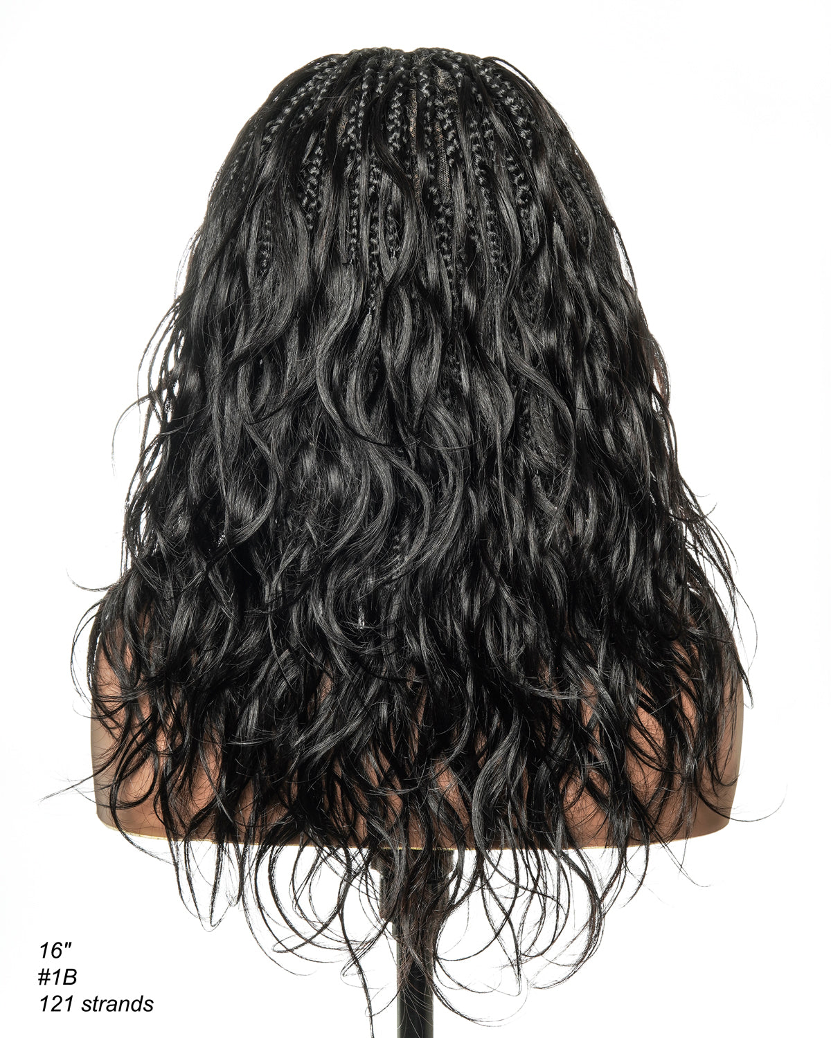 Michelle - Bora Bora Human Hair Body Wave Pre Bleached HD Full Lace Boho Box Braided Wig