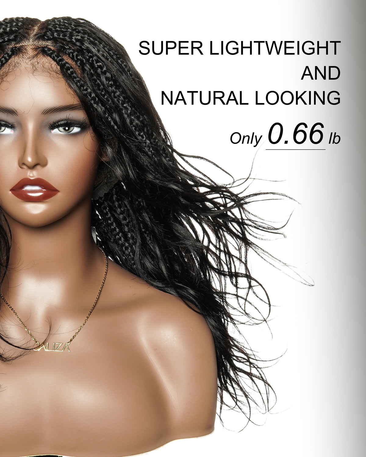 Michelle - Bora Bora Human Hair Body Wave Pre Bleached HD Full Lace Boho Box Braided Wig