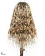 Michelle - Bora Bora Human Hair Body Wave Pre Bleached HD Full Lace Boho Box Braided Wig