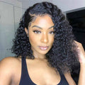 Limited Restock | Asymmetric Deep Curly Side Part Wig Undetectable 13x4 Lace Frontal Wig - US Only
