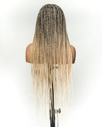 HD Full Lace Knotless Box Braided Wig