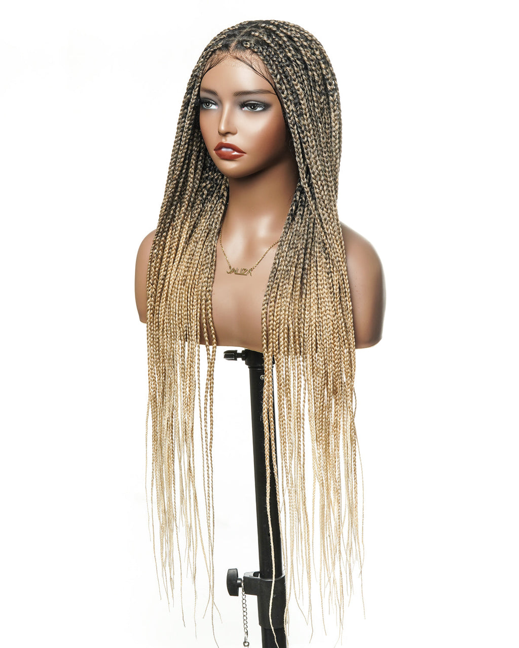 HD Full Lace Knotless Box Braided Wig