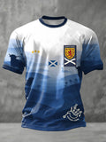 Men's Scotland Football Lover Printed T-shirt
