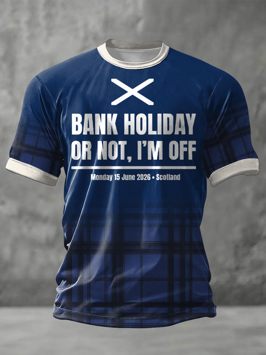 Men's Scotland Football Lover Printed T-shirt