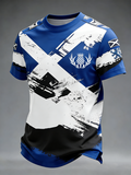 Men's UK Football Lover Scotland Printed short sleeves t-shirt