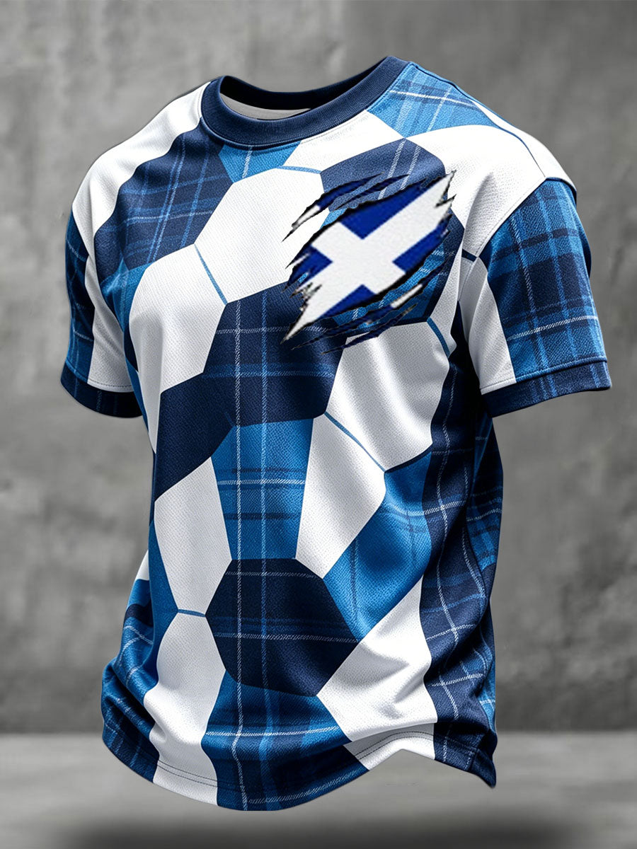 Men's Scotland Football Lover Printed Sweatshirt