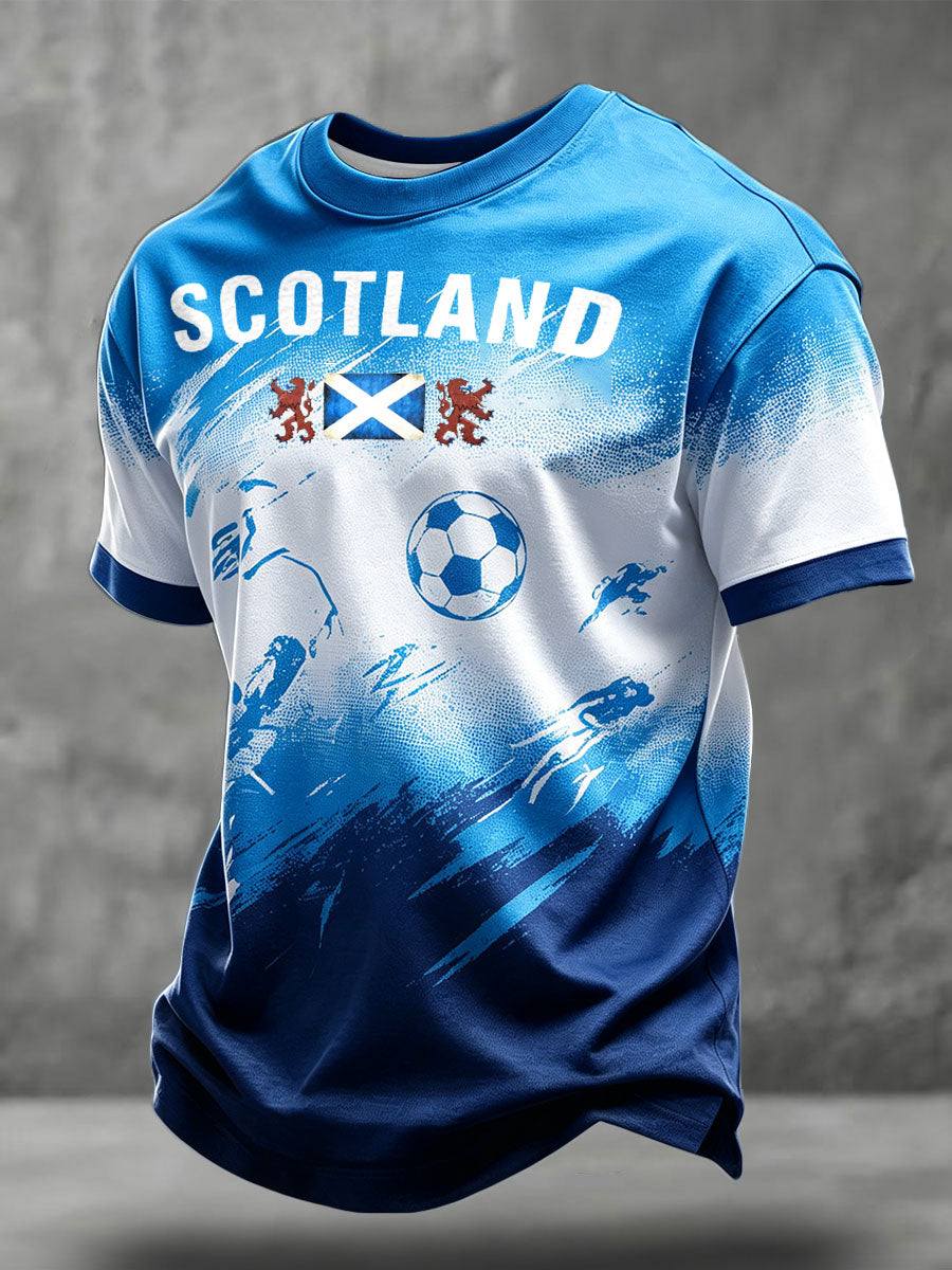 Men's Scotland Football Lover Printed Sweatshirt
