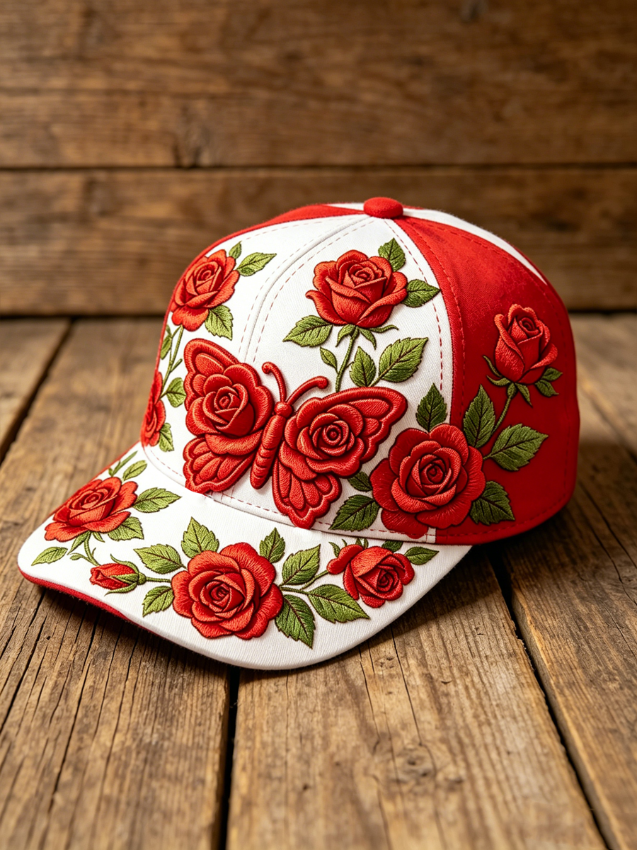 Unisex Floral Print Hat