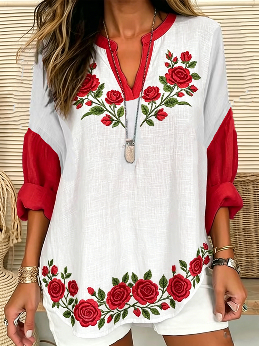 Women's Floral Print T-shirt