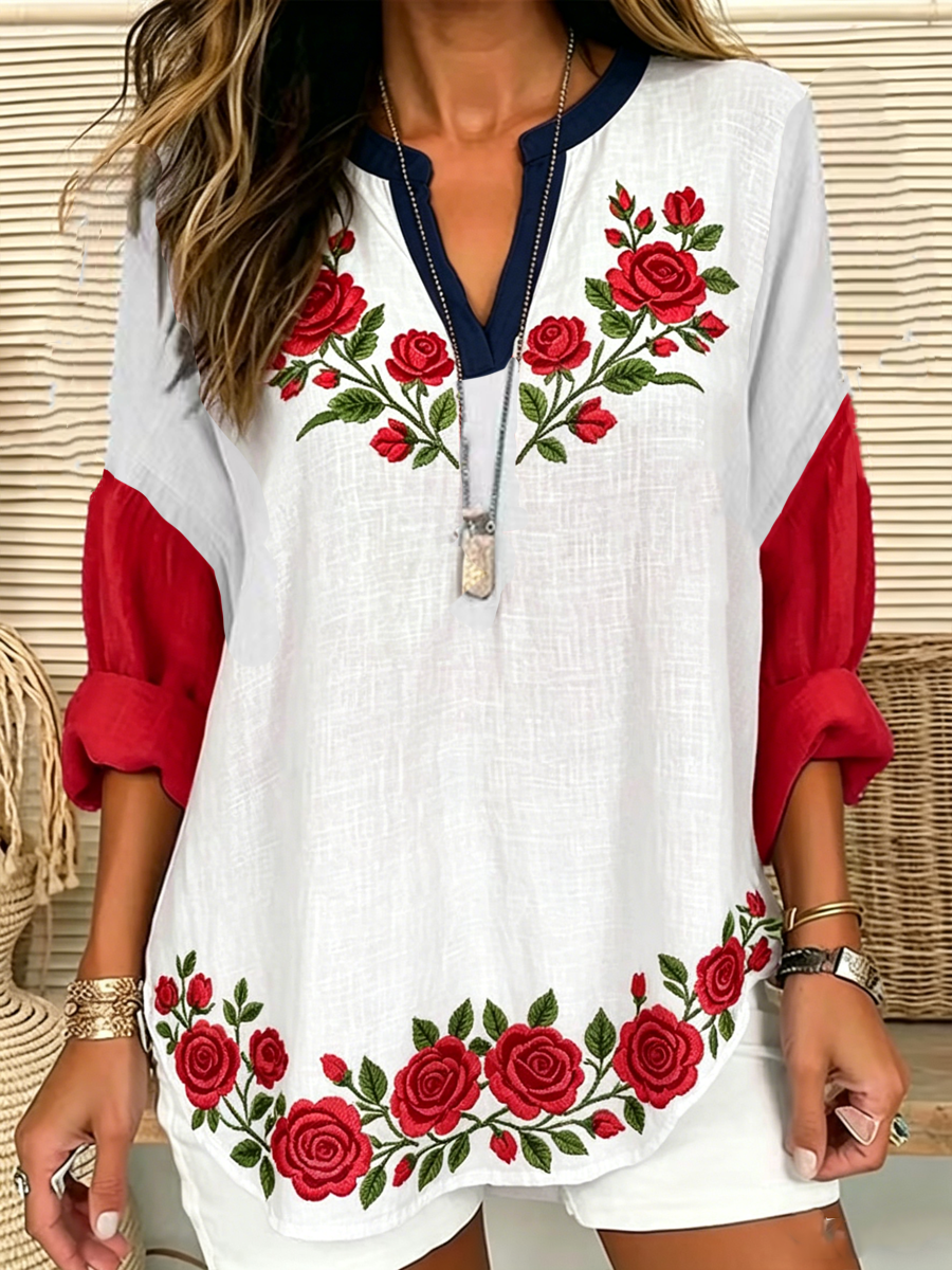 Women's Floral Print T-shirt