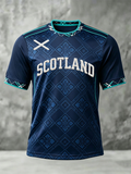 Men's UK Football Lover Scotland Printed short sleeves t-shirt