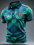 Men's UK Football Lover Scotland Printed polo shirt