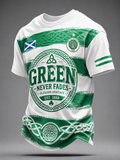 Men's UK Football Lover Scotland Printed short sleeve t-shirt