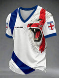 Men's British Football Casual Printed Unisex T-shirt