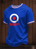 Men's Scotland Football Blue Lover Printed T-shirt