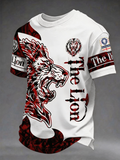Men's UK Football Lover England Printed short sleeves t-shirt
