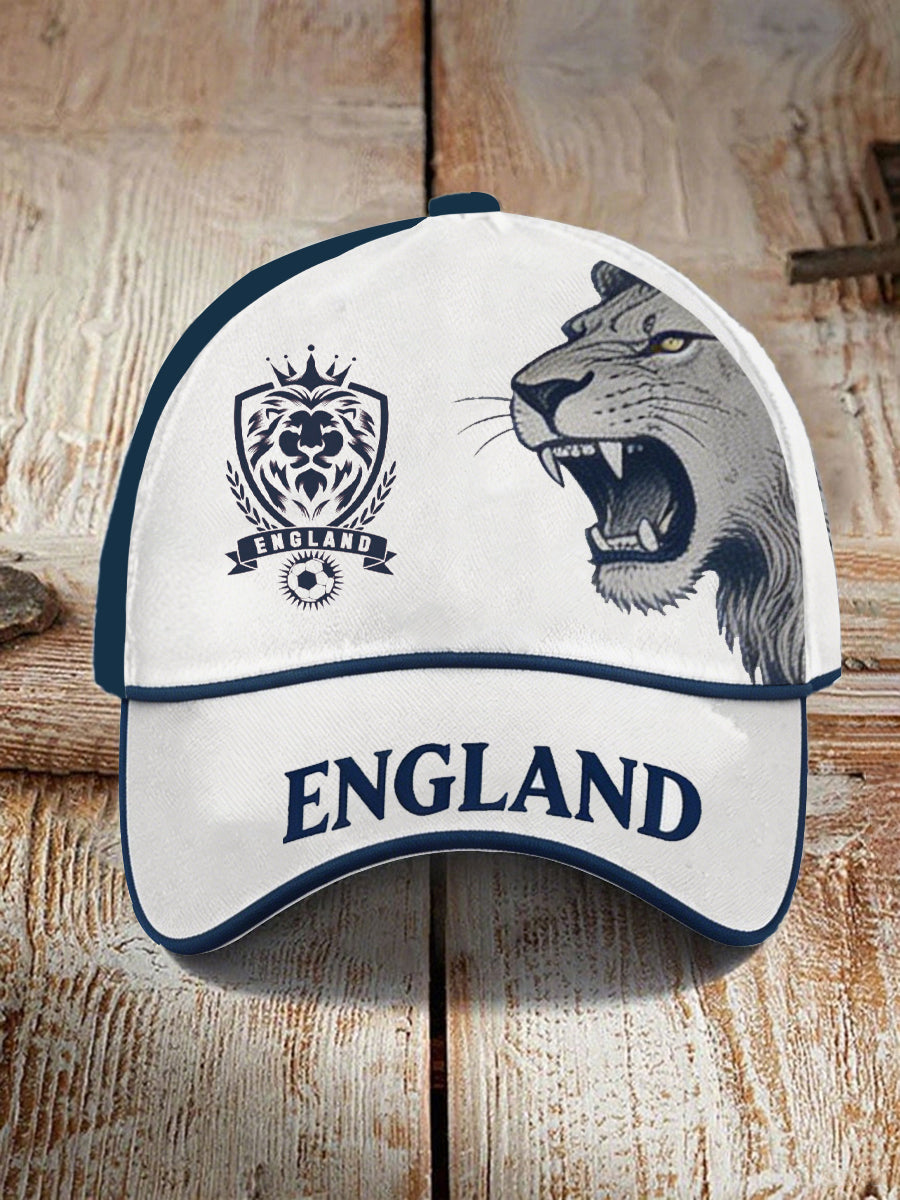 Unisex UK Football Lover England Printed Hat