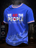 Men's We Are The People Scotland Football Lover Printed T-shirt