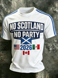 Men's UK Football Lover Scotland Printed Waffle Short Sleeve