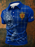 Men's UK Football Lover Scotland Printed polo shirt