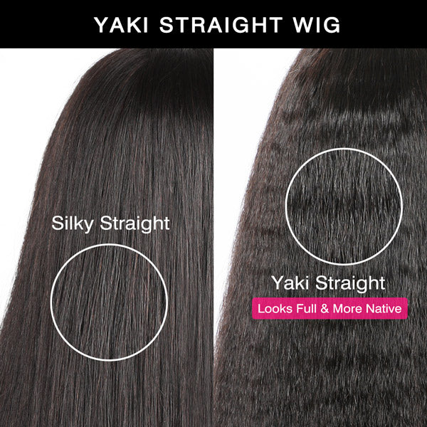 Wear Go Glueless Wigs Kinky Straight Pre Cut 7x5 HD Lace Front Bob Wigs
