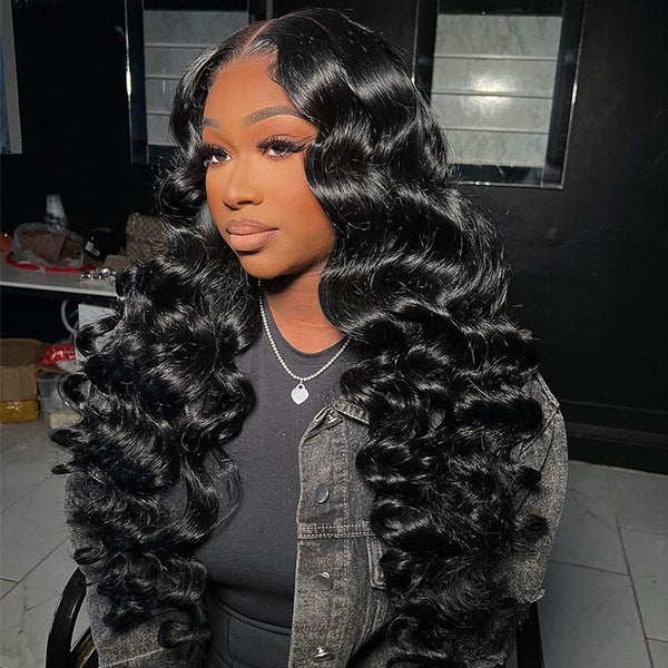 M-Cap Wand Curl Pre Cut 9x6 HD Lace Wear Go Glueless Wigs 100% Human Hair Pre Bleached Tiny Knots